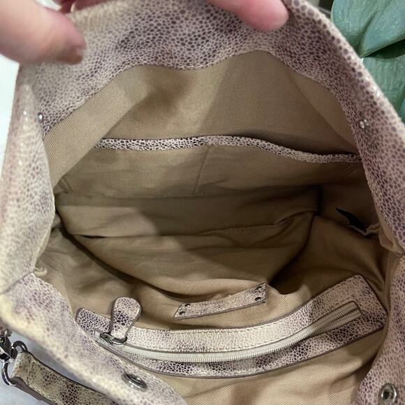 Kate Landry leather shoulder bag/clutch cheetah - Picture 6 of 10